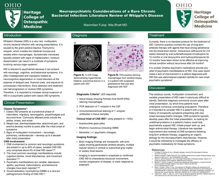 Fulop Whipple Disease Poster Final